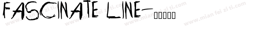 fascinate line字体转换
